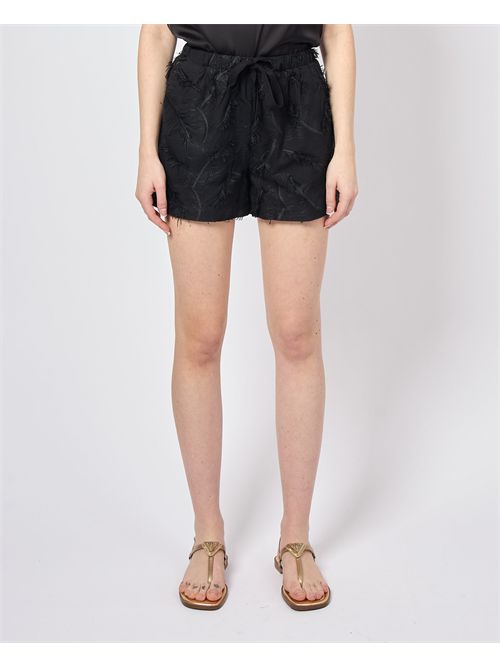 Shorts donna Silvian Heach con frange SILVIAN HEACH | GPP25334SHBLACK